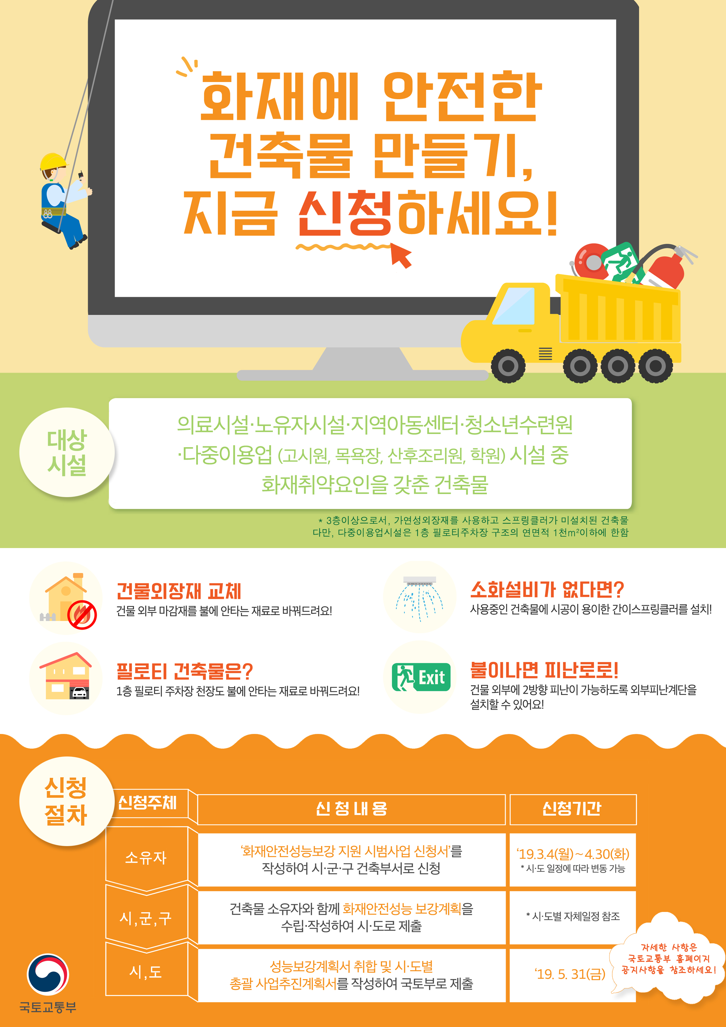 2019년 기존 건축물 화재안전성능보강 지원 시범사업 공고 이미지 5