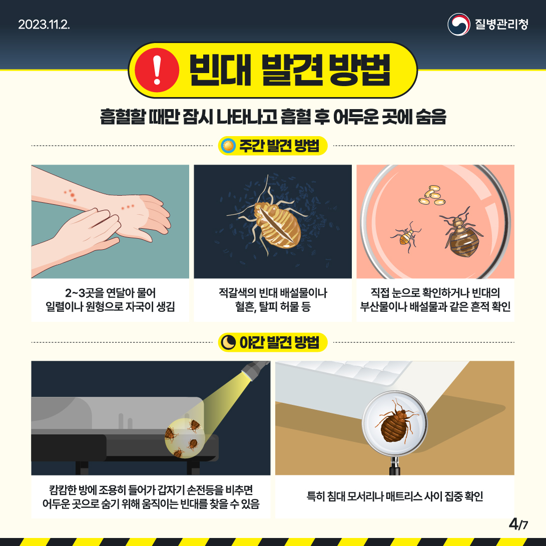 빈대예방수칙 안내 이미지 3