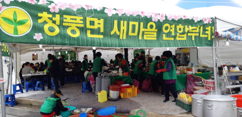 새마을부녀회 벚꽃축제 먹거리부스 운영 이미지 1