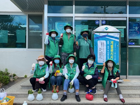2021년 6월 새마을남녀지도자연합회 자율방역단 활동 이미지 1