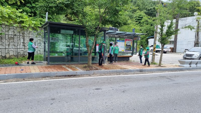 2021년 6월 새마을남녀지도자연합회 자율방역단 활동 이미지 2