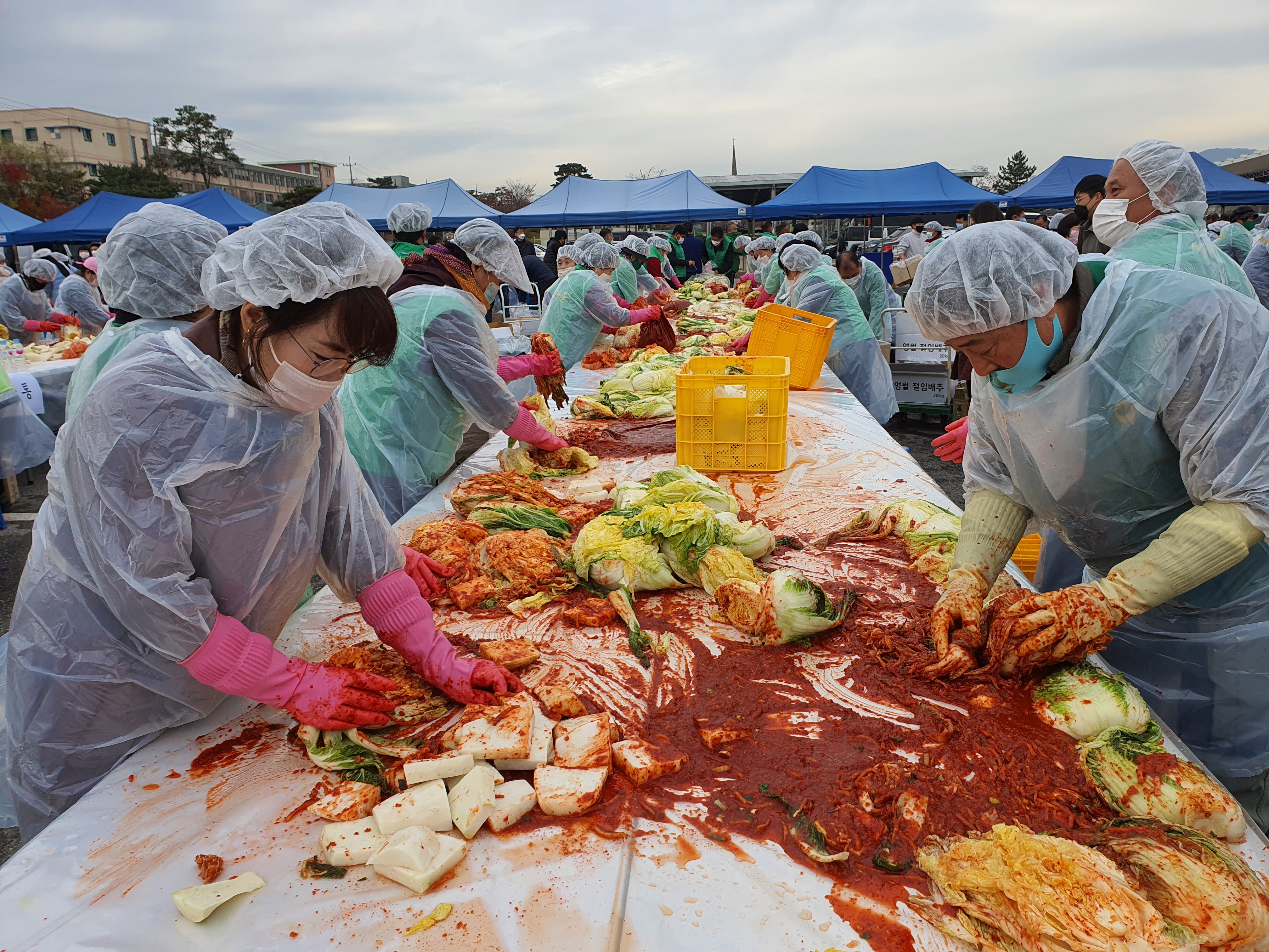 중앙동 새마을남여지도자 김장 담그기 행사 실시 이미지 1