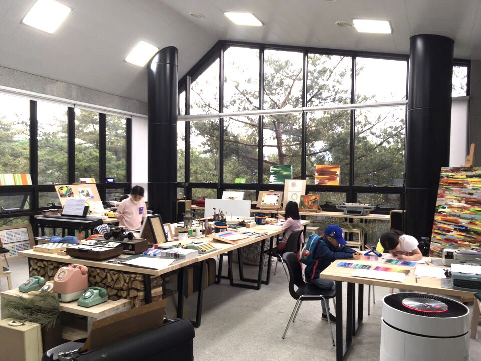 금수산힐링문화센터 내부 사진